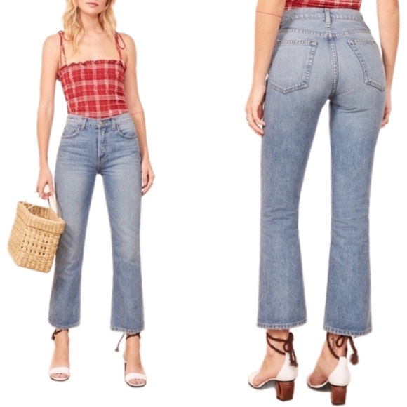 Reformation Jordi Kick Flare Jeans - Picture 1 of 13